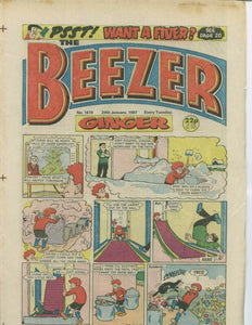 Beezer Comic - 1619 - 24th January 1987