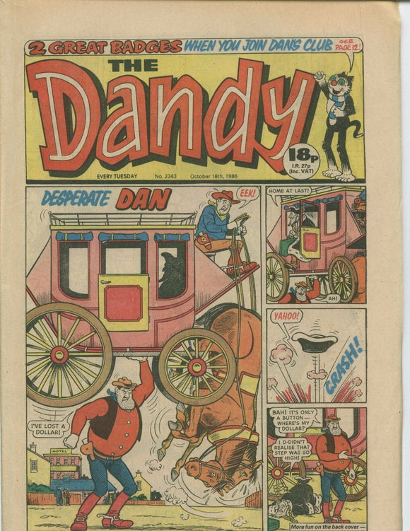 P - Dandy Comic # 2343 - 18th October 1986