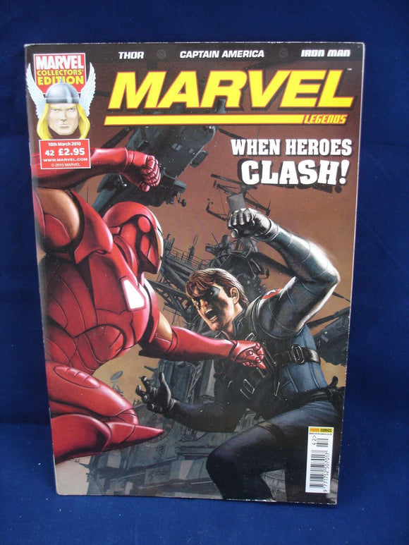 Marvel Comic - Marvel  legends - issue 42 - 10th March 2010 - When heroes clash