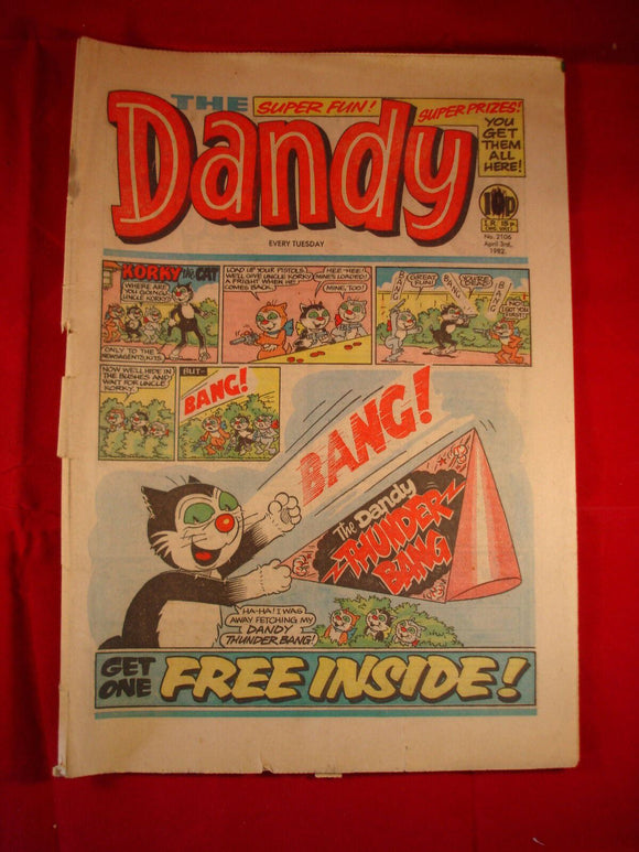 Dandy Comic - # 2106 -  3rd April 1982