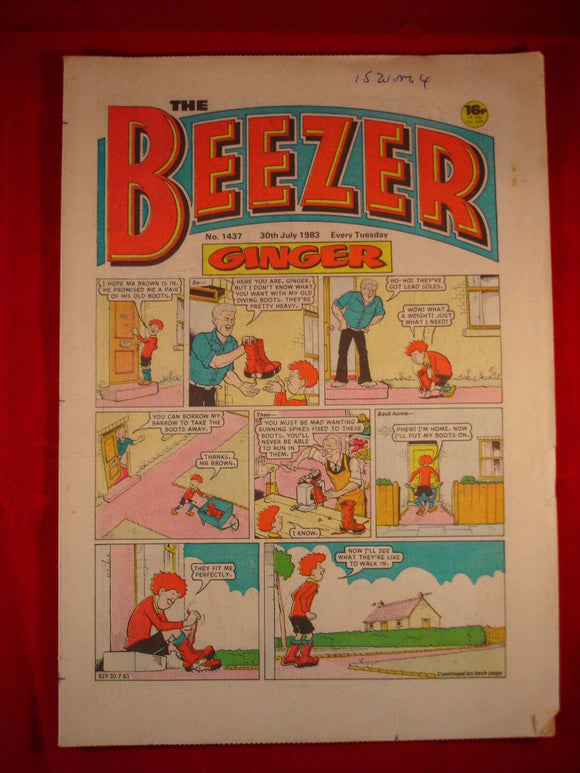 Beezer Comic - 1437 - 30th July 1983