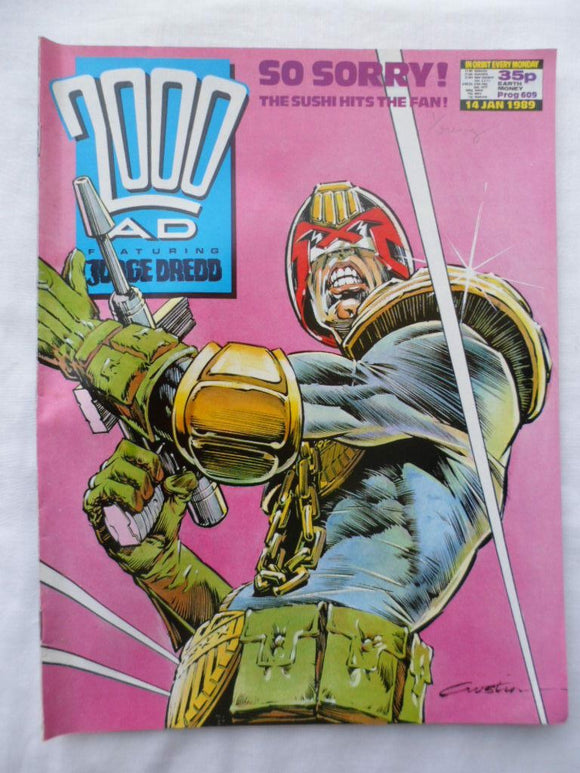 2000AD British Comic - Prog 609