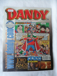 Dandy British Comic # 3185 - 7 December 2002