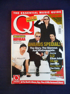 Q magazine - December 2004 - Awards - U2 - Nirvana