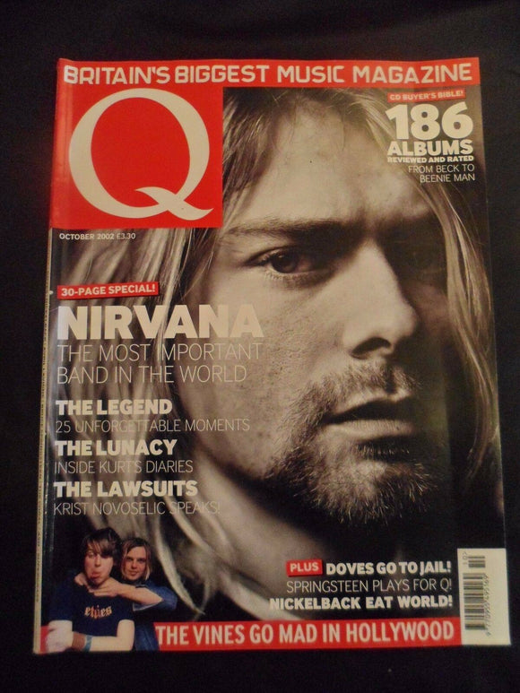 Q magazine - October 2002 - Contents shown in pictures