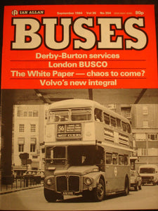 Buses Magazine September 1984 - London BUSCO, Volvo's new integral