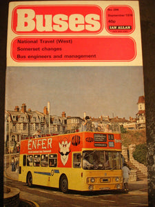 Buses Magazine September1979 National travel west, Somerset changes