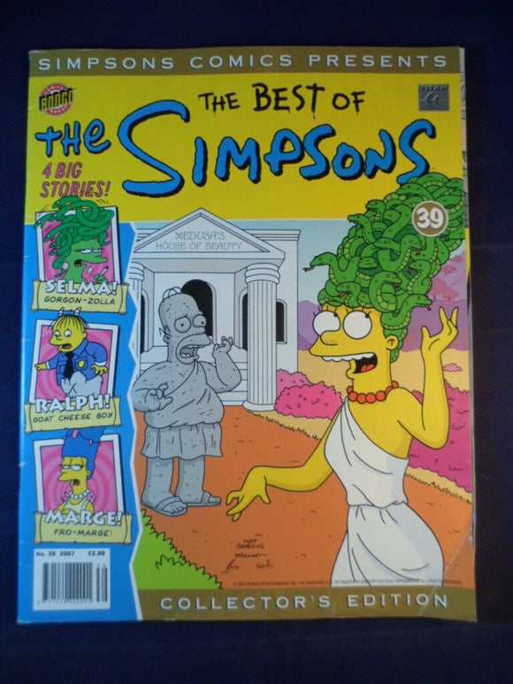 Simpsons UK Comics - the best of the simpsons -  Bongo - # 39