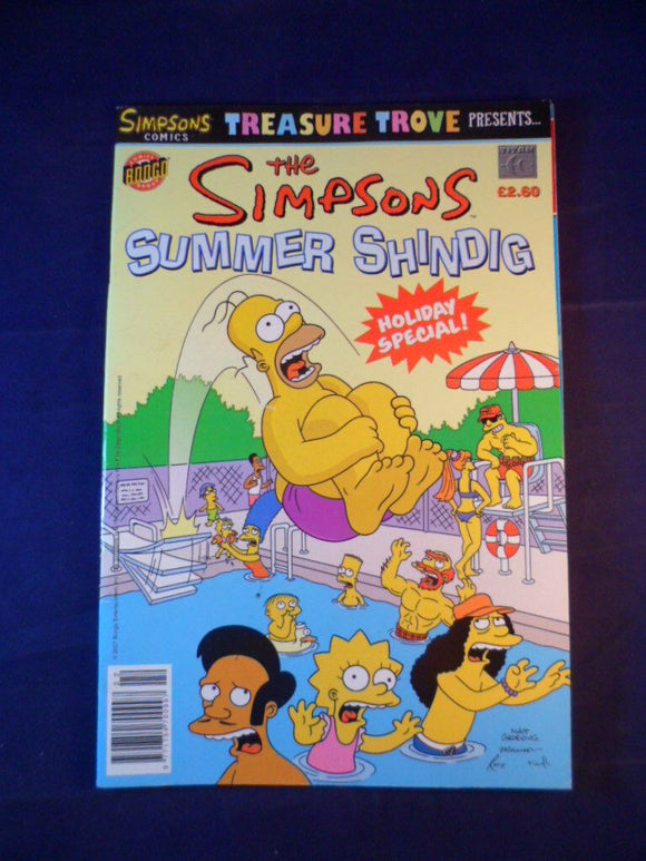 Simpsons UK Comics - Summer shindig -  Bongo -