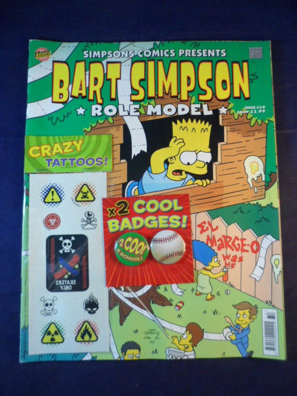 Simpsons UK Comics - Bart Simpson -  Bongo - # 28