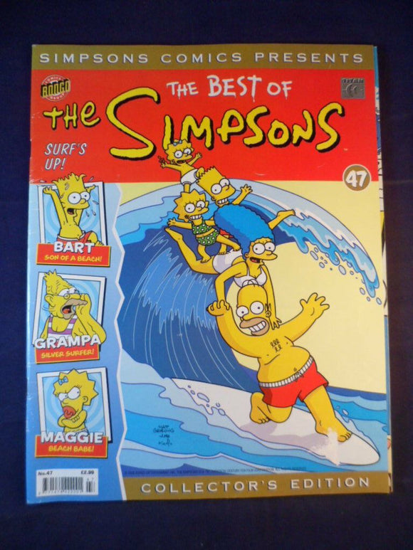 Simpsons UK Comics - the best of the simpsons -  Bongo - # 47