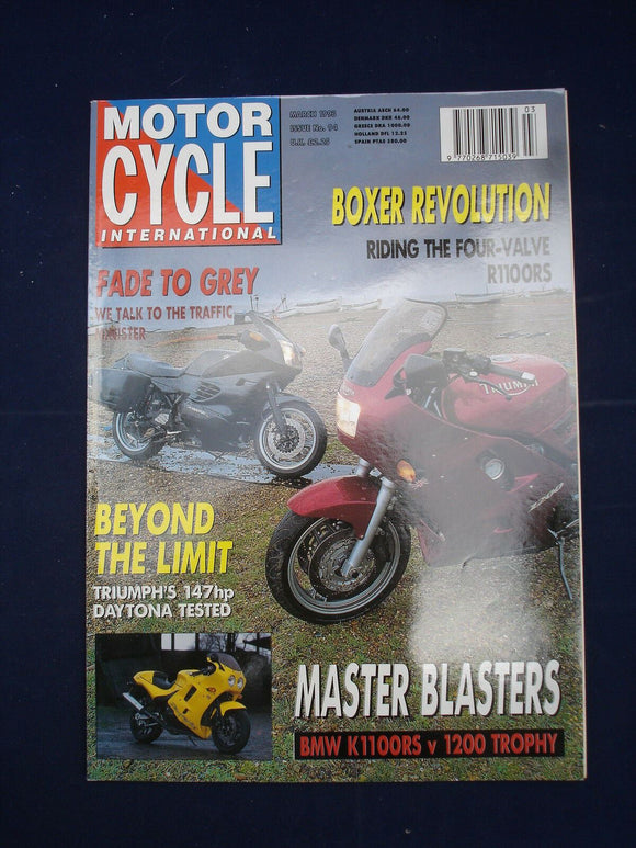 Motorcycle International  - Mar 1993 - Daytona - K1100RS V 1200 Trophy