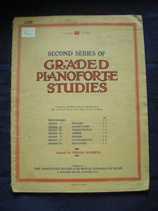 Second series of graded pianoforte studies - Vintage Sheet Music -