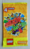 Lego Create The World Trading Cards  (10 x Unopened Packs) Sainsburys