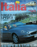 Auto Italia Magazine - October 2003 - Ferrari 575M - Maserati Spyder