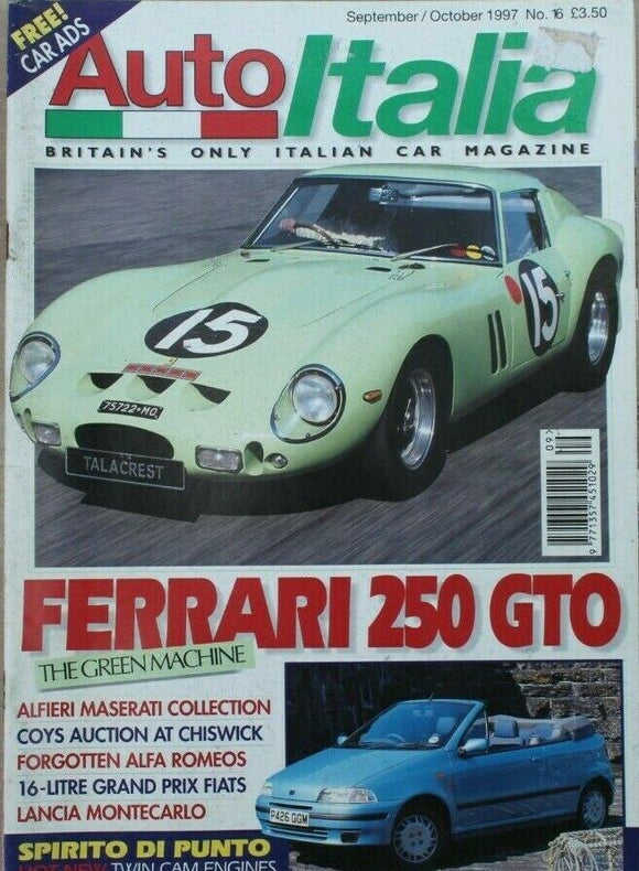 Auto Italia Magazine - Sept / Oct 1997 - Ferrari 250 GTO