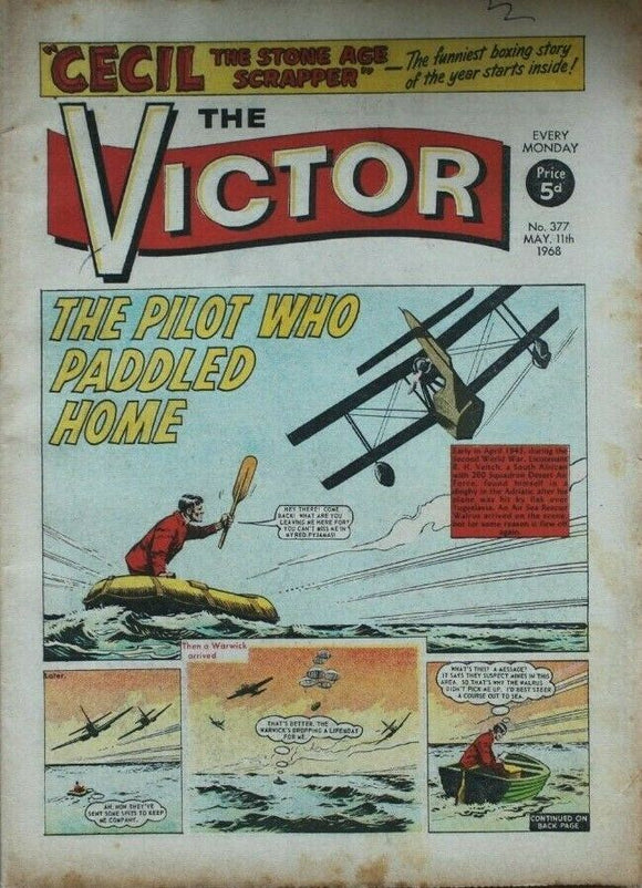 Vintage Victor comic # 377 - 11 May 1968