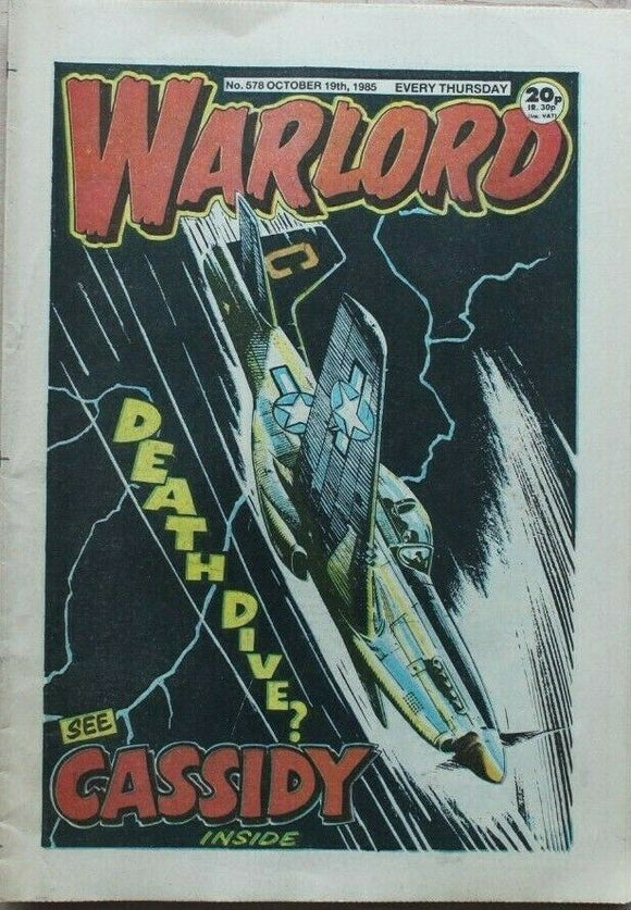 Vintage Warlord war comic # 578 - 19 October 1985