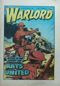 Vintage Warlord war comic # 550 - 6 April 1985