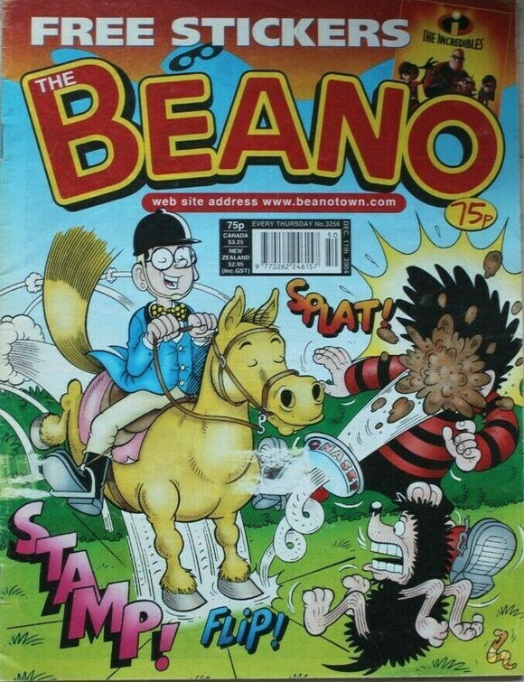 Beano Comic - 3256 - 11 December 2004