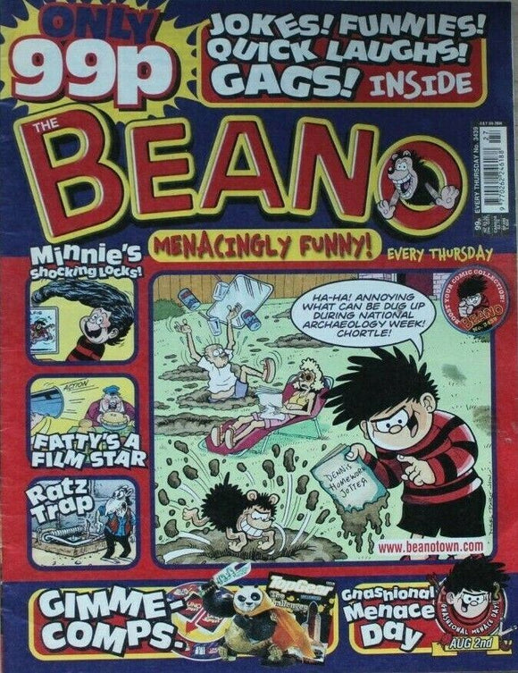 Beano Comic - 3439 - 5 July 2008