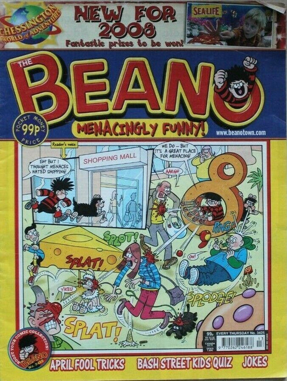 Beano Comic - 3425 - 29 March 2008