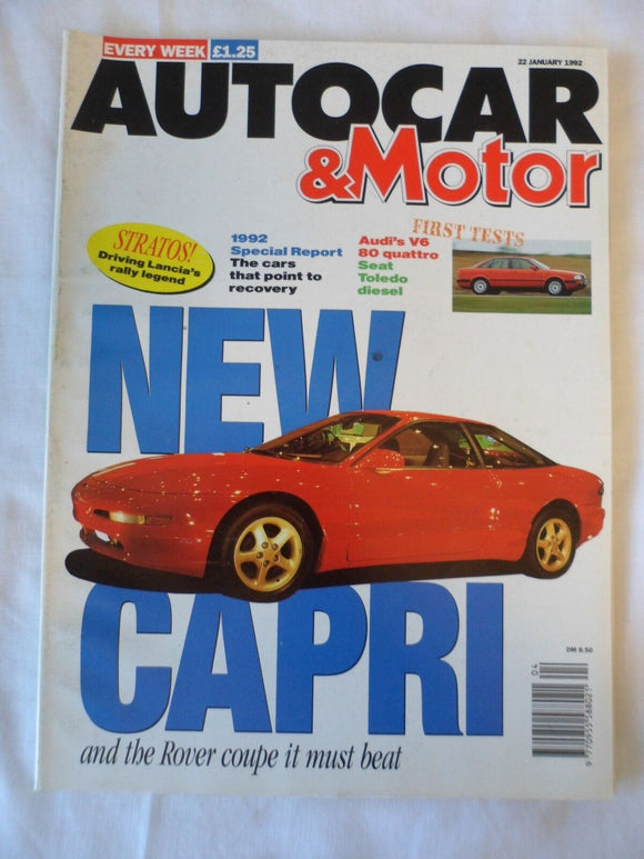 Autocar - 22 January 1992 - Lancia Stratos