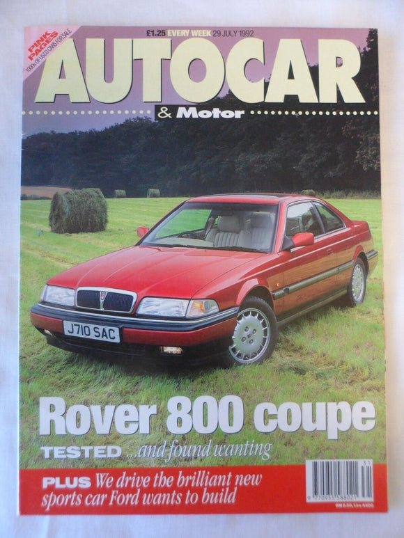 Autocar - 29 July 1992 - Rover 800 - VW Corrado