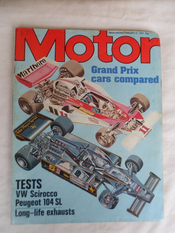 Motor magazine - 5 February 1977 - Grand Prix cars compared