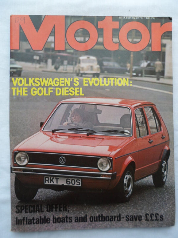 Motor magazine - 6 May 1978 - VW Golf Diesel