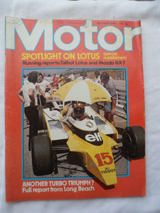 Motor magazine - 5 April 1980 - Talbot Lotus - Mazda Rx 7