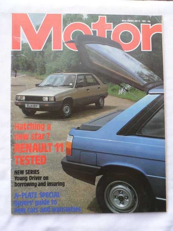 Motor magazine - 9 July 1983 - Renault 11