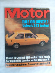 Motor magazine - 4 June 1977 - Volvo 343 - Cosworth's racing V8