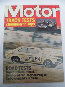 Motor Magazine - 25 Dec 1976 - Tin top track tests