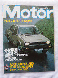 Motor magazine - 4 December 1982 - RAC Rally