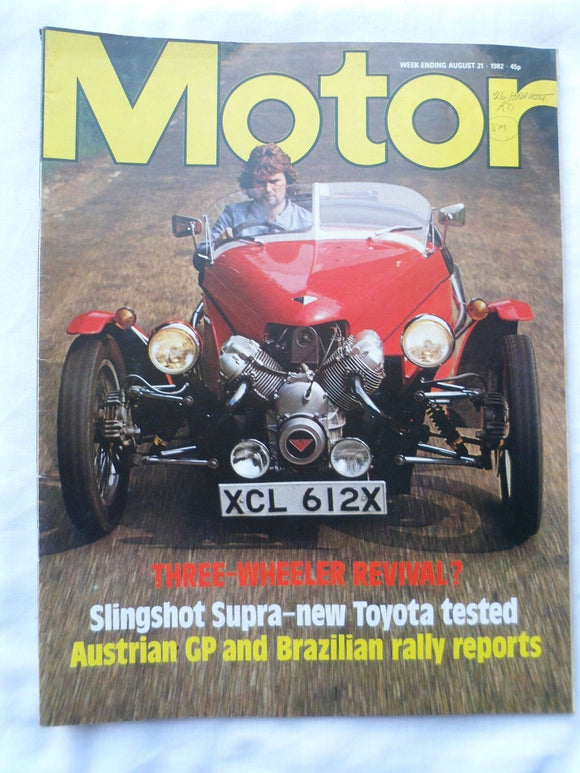 Motor magazine - 21 August 1982 - Three wheel revival