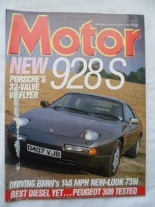 Motor magazine - 27 September 1986 - Porsche 928