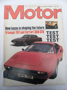 Motor Magazine - 11 Sept 1976 - TR7 - Ferrari 308GTB