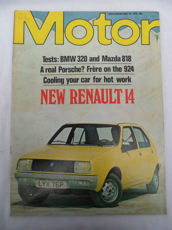 Motor Magazine - 29 May 1976 - Renault 19 - Porsche 924