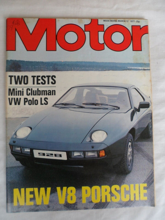 Motor magazine - 12 March 1977 - Porsche 928