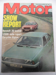 Motor Magazine - 30 Oct 1976 - Renault 20 - Chrysler Alpine