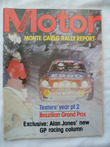 Motor magazine -  February 1980 - Carlton - Monte Carlo Rally