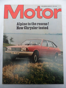 Motor Magazine  - 10 January 1976 - Chrysler Alpine