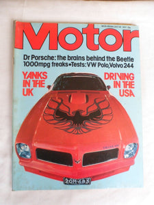 Motor magazine - 30 July 1977 - Yanks in the UK