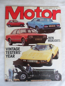 Motor magazine - 1 January 1977 - Vintage testers year - 1976 highlights