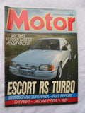 Motor magazine - 30 August 1986 - Escort RS Turbo