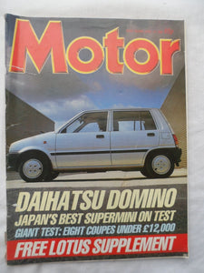 Motor magazine - 12 April 1986 - Escort Xr3i - Daihatsu Domino