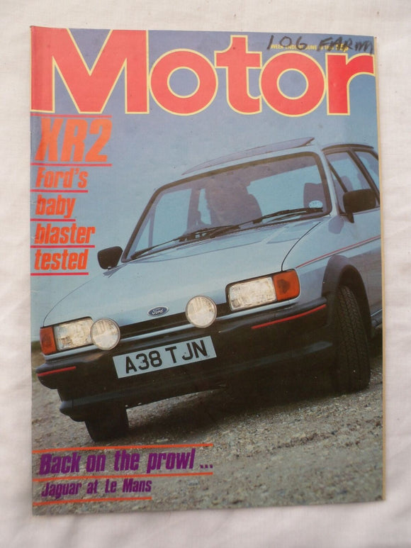 Motor magazine - 16 June 1984 - Ford Fiesta Xr2