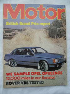 Motor magazine - 19 July 1980 - British Grand Prix - Rover V8s