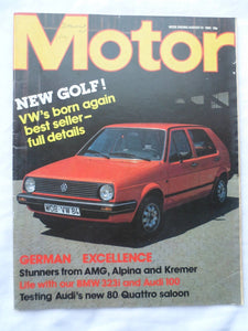 Motor magazine - 13 August 1983 - Golf - AMG - Alpina - Kremer - Audi 80 Quattro